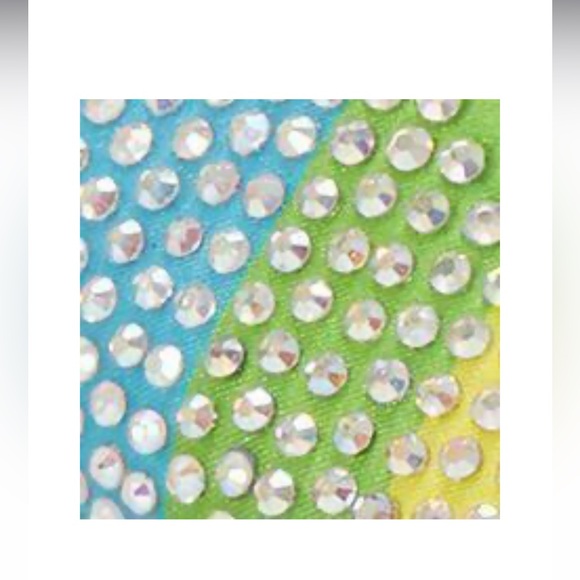 🔥 NEW Inc Rhinestone Pump Sandal Rainbow Colorful Shoe Size 11 - Picture 3 of 10